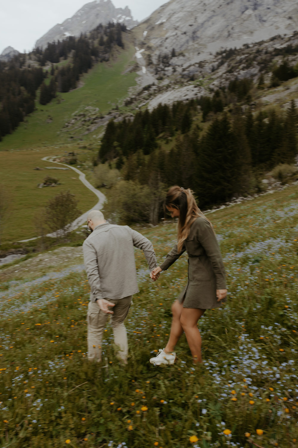 Séance photo couple à la montagne - Photographe Auvergne