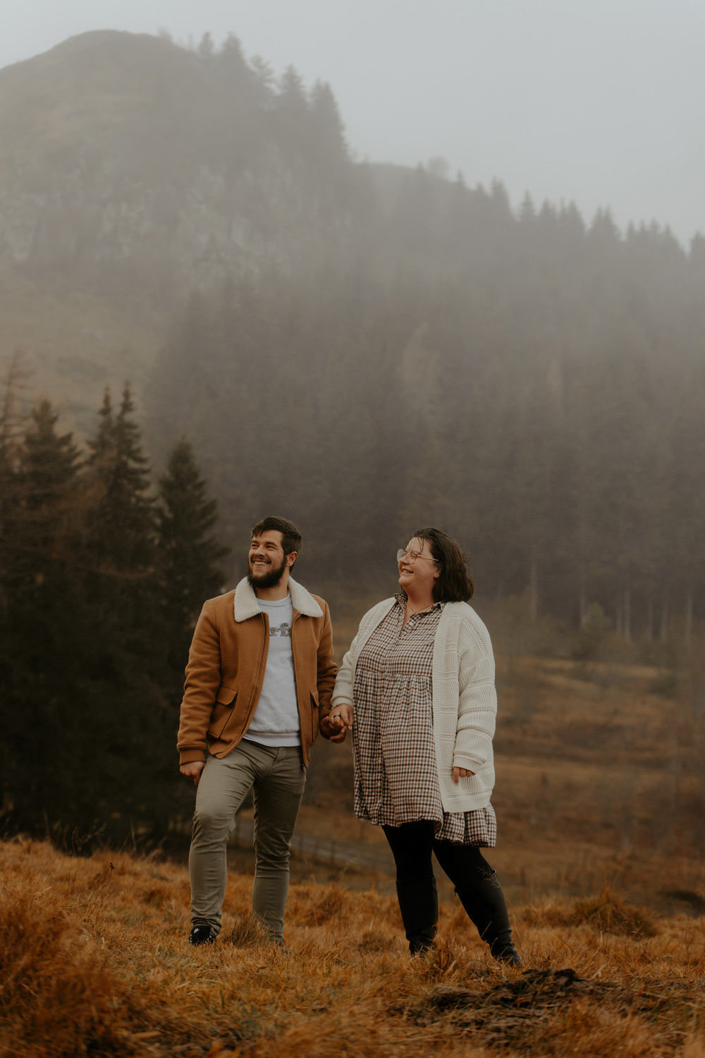 Séance photo couple à la montagne - Photographe Auvergne